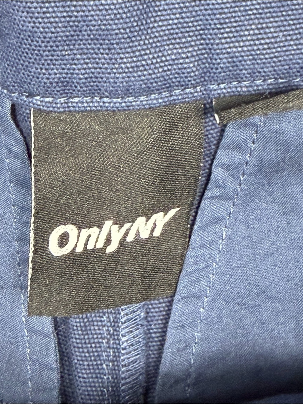 NWT Only NY Utility Work Pants Navy Black Reinforced Straight Leg - Picture 3 of 5
